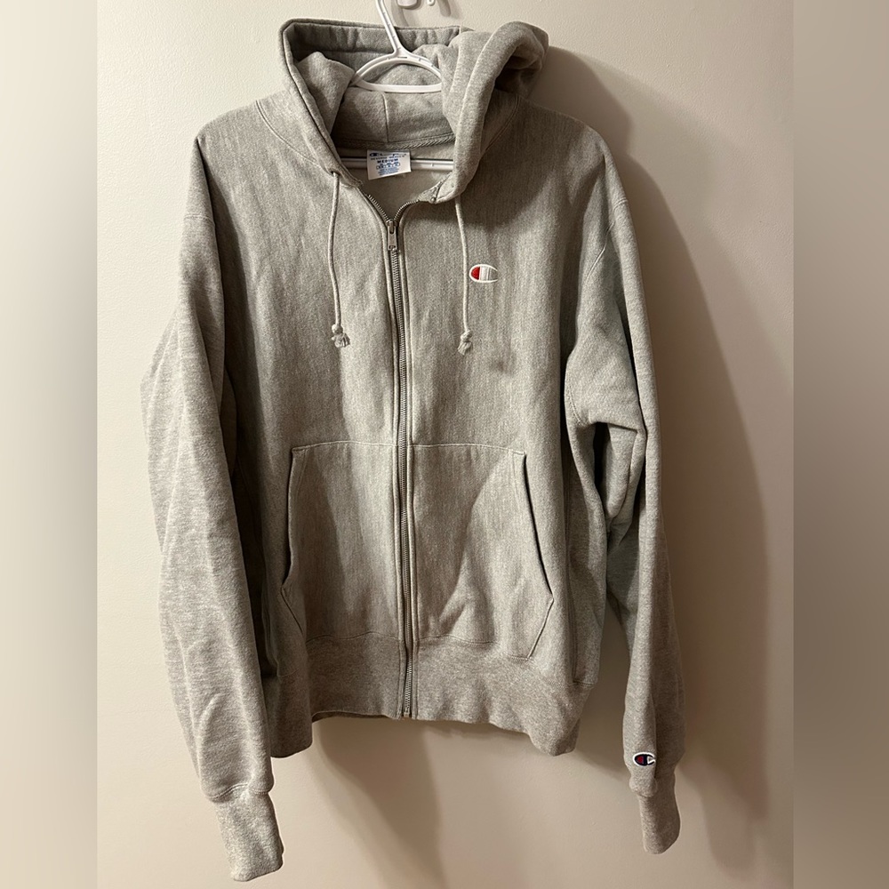Champion hoodie Men’s grey size M